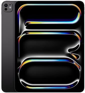 Apple iPad Pro (M4, 13-inch, 2024), 256GB, Wi-Fi + Cellular, Space Black (Renewed Premium)
