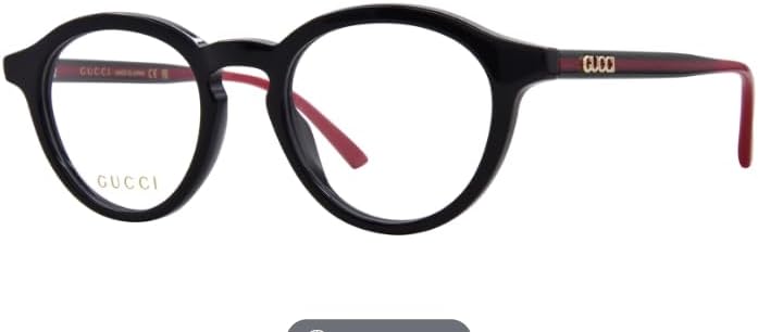 Gucci Round Tortoise/Black Eyeglasses