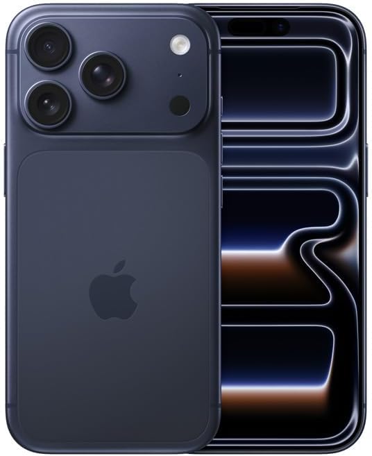 Apple iPhone 17 Pro, US Version, 256GB, eSIM, Deep Blue- Unlocked (Renewed Premium)