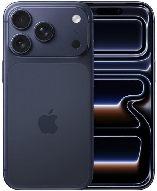 Apple iPhone 17 Pro, US Version, 1TB, eSIM, Deep Blue- Unlocked (Renewed Premium)