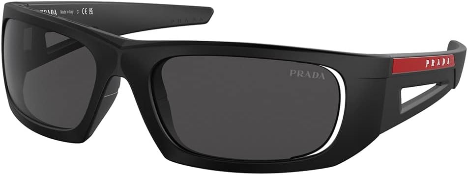 Prada PS 02YS - 1BO06F Sunglasses Black w/Dark Grey 59mm
