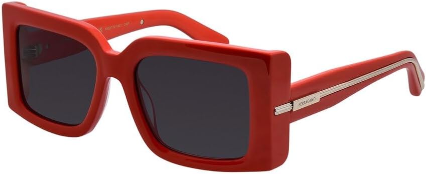 Ferragamo Women's Sf 2032S 55Mm Sunglasses, Red