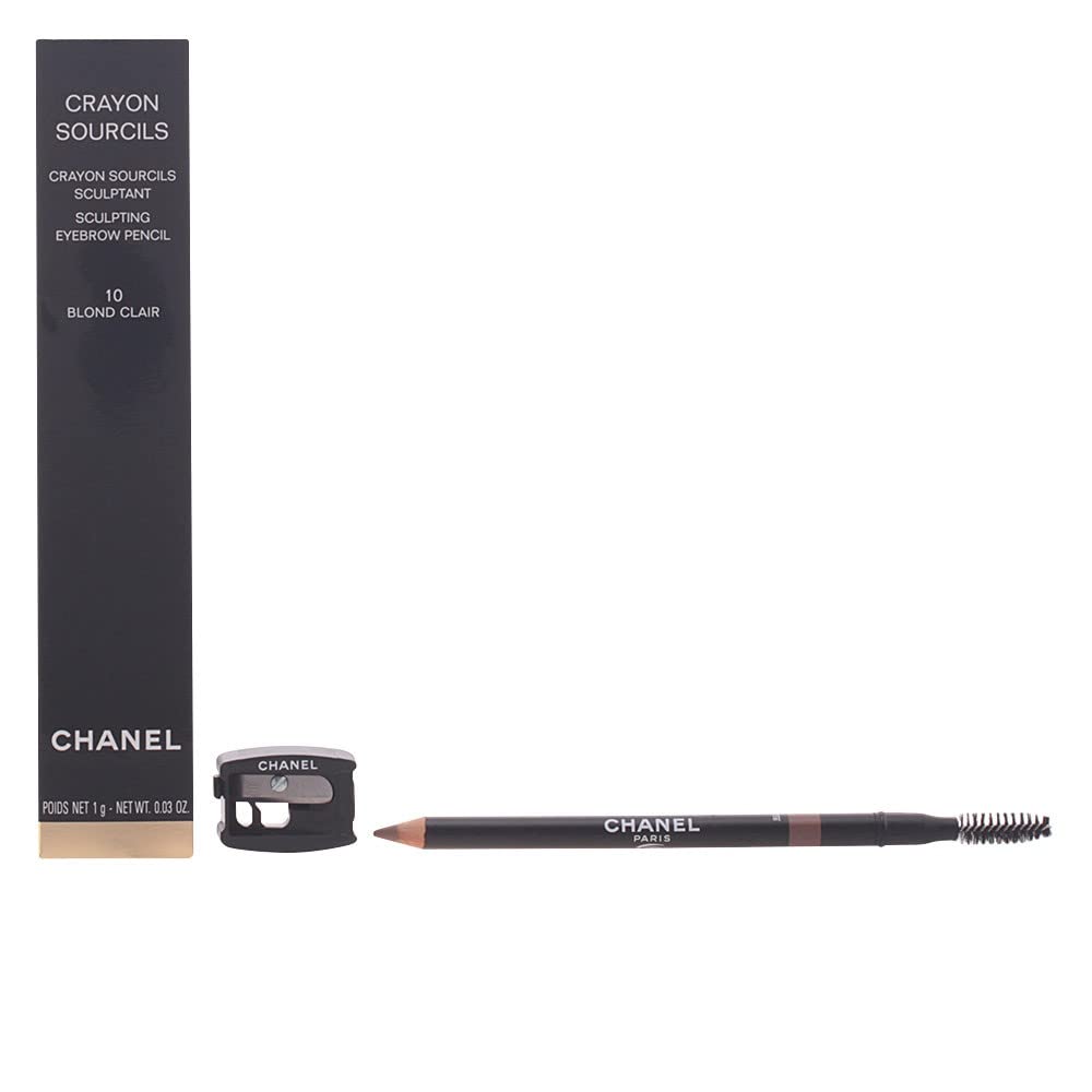 Chanel Crayon Sourcils Sculpting Eyebrow Pencil #10 Blond Clair, 0.03 Ounce