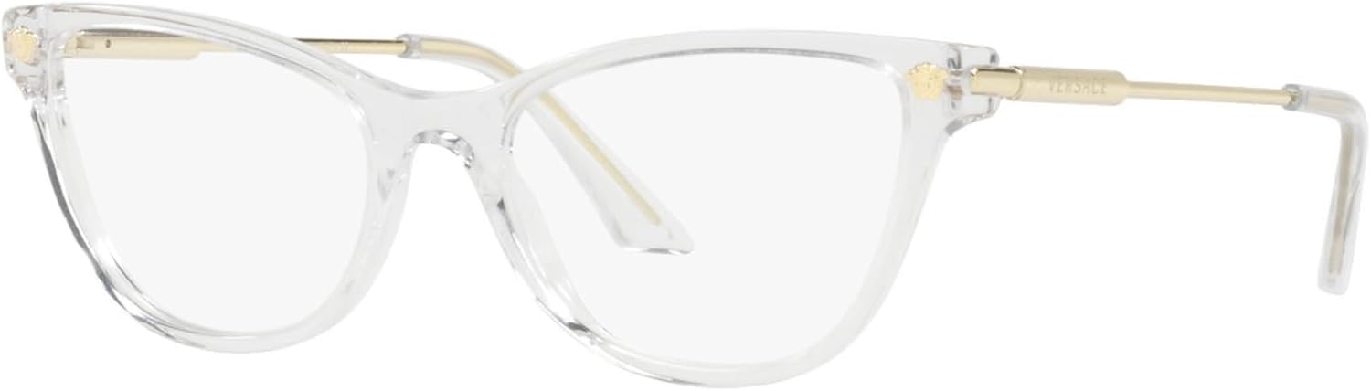 Versace VE3309-148 Eyeglass Frame CRYSTAL w/DEMO LENS 54mm