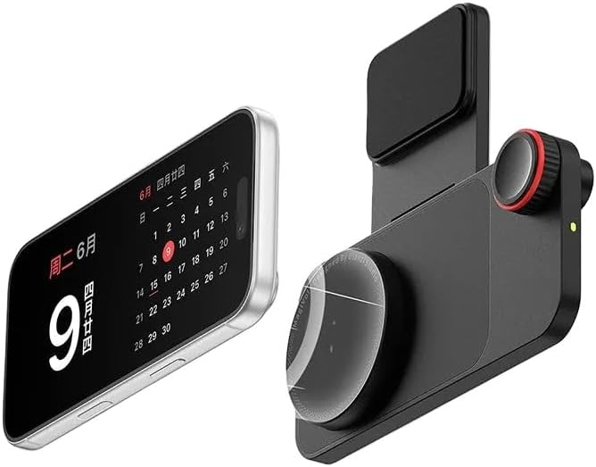 CW15 Wireless Charger with Qi2, Magnetic Monitor‑Clip Wireless Charger, Under-Monitor Setup, Always Ready at a Glance, Compatible with iPhone Standby Mode for Desktop Office Workspace