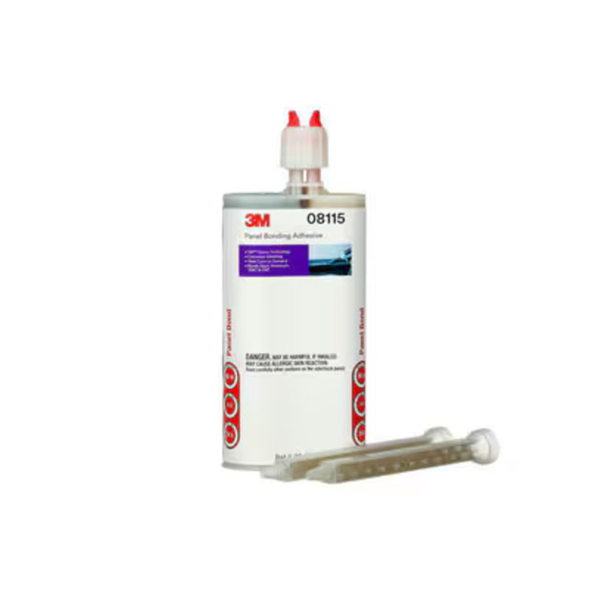 3M Panel Bonding Adhesive 08115, 200 mL Cartridge | OEM Recommended Two-Part Epoxy; Bonds Metal & Composites for Auto Body Panel Repair