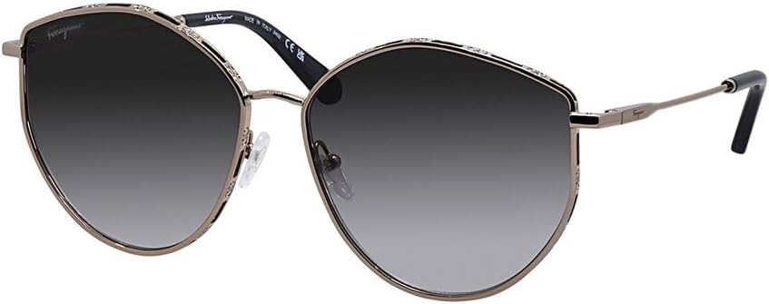 Ferragamo Women's 264S 60Mm Sunglasses, Ns, Gray