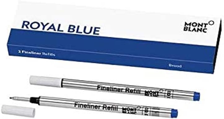 MONTBLANC REFILL FL B 2x1 ROYAL BLUE PF brand