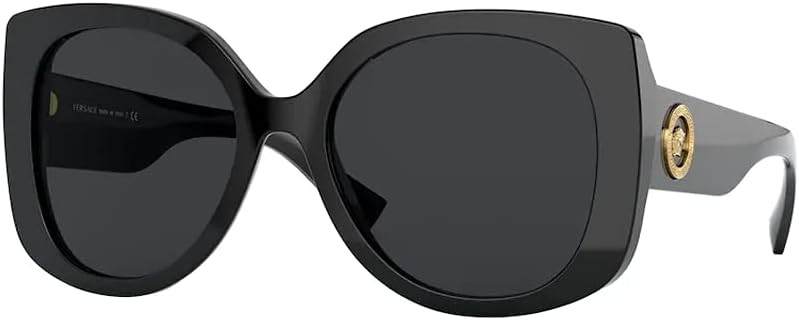 Versace VE4387 Rectangular Sunglasses for Women +BUNDLE with ACCESSORY EYEWEAR KIT