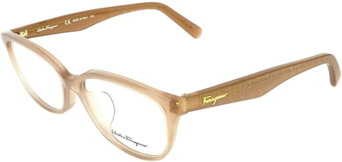 Ferragamo Transparent Square Ladies Eyeglasses SF2857A 290 53