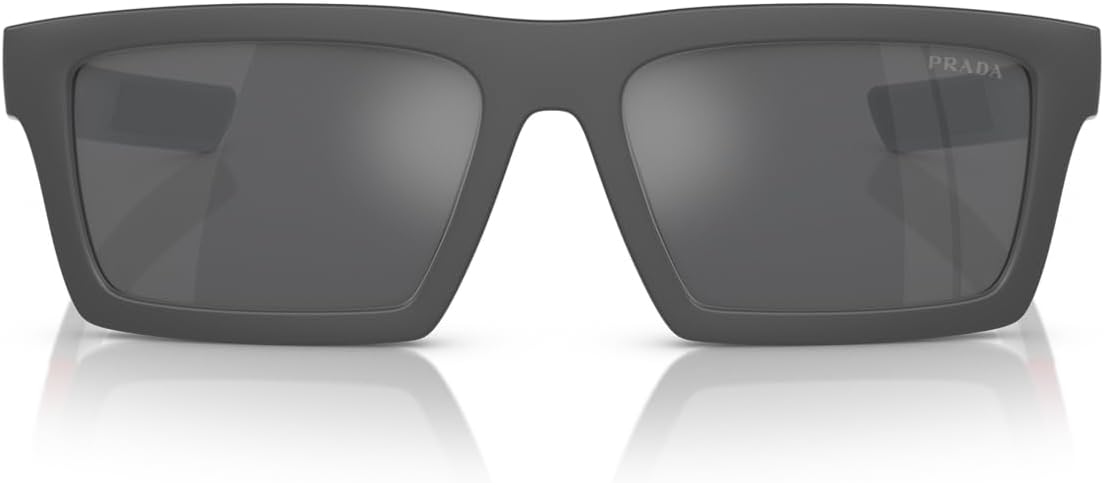Prada Linea Rossa SPS 02ZSU Matte Grey/Silver Grey 55/18/140 men Sunglasses