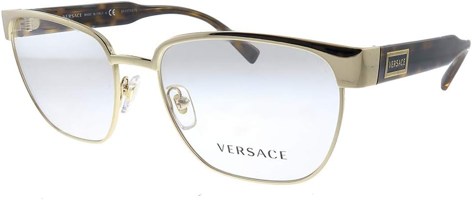 Versace VE 1264 1460_5 Gold Metal Oval Eyeglasses 54mm