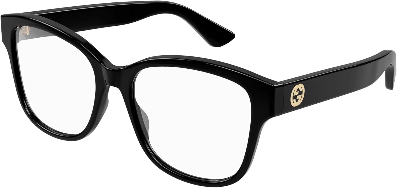 Gucci GG1340O 001 Black Rectangular 54mm Women's Eyeglasses