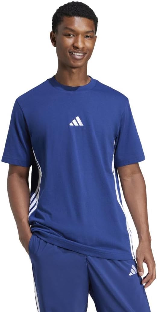 adidas Men's Essentials 3-Stripes Single Jersey T-Shirt