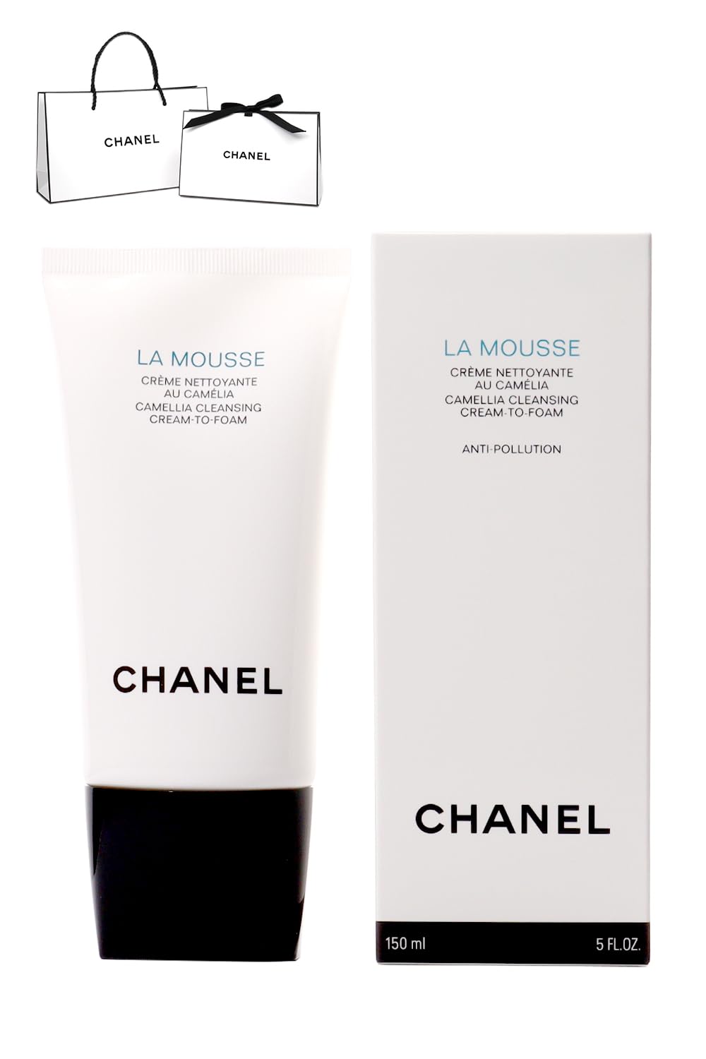 CHANEL La Mousse Anti-Pollution Facial Cleansing Cream-to-Foam 150mL