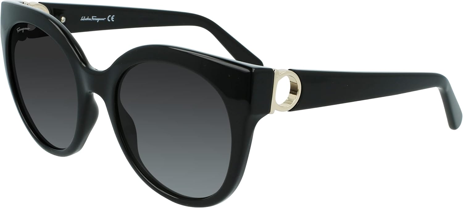 Ferragamo Women's Sf1031s 53Mm Sunglasses, Black