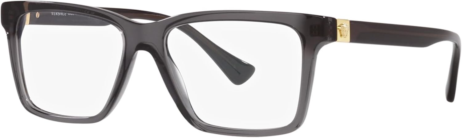 Versace VE3328-5389 Eyeglass Frame TRANSPARENT GREY w/DEMO LENS 56mm