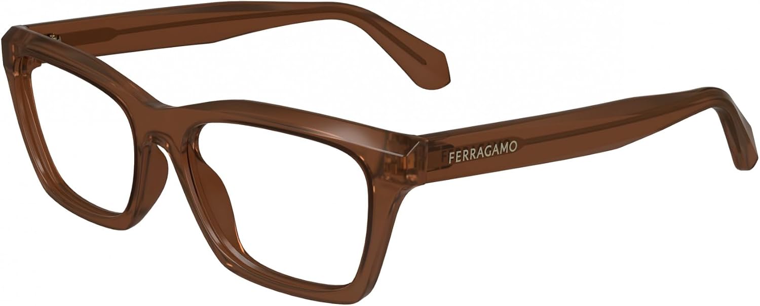 FERRAGAMO Eyeglasses SF 2986 232 Transparent Brown, 53/16/145