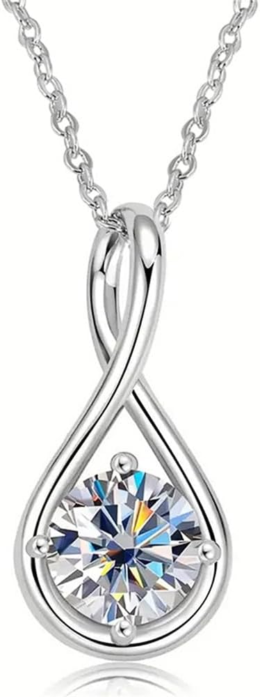 Luxury Brilliant Pendant Necklace Female Charms Gorgeous Wedding Jewelry
