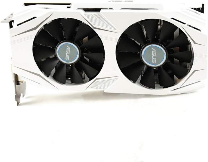 ASUS GeForce GTX 1060 6GB Dual-Fan OC Edition VR Ready Dual HDMI DP 1.4 Gaming Graphics Card (DUAL-GTX1060-O6G) (Renewed)