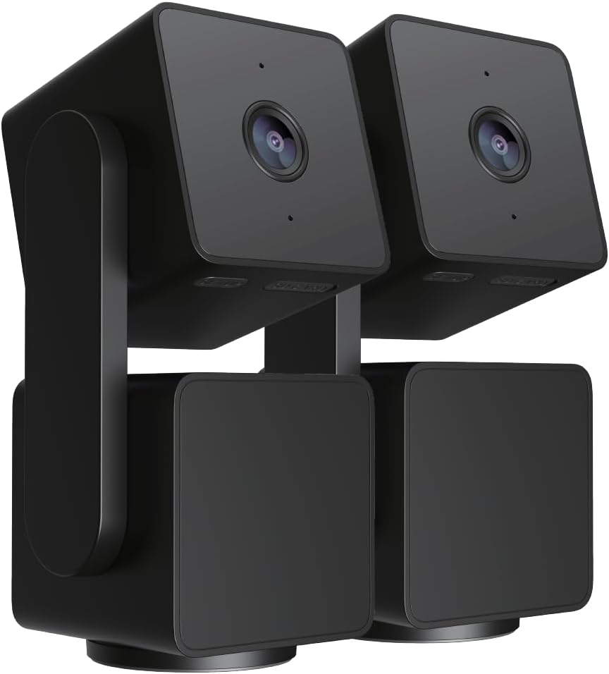 WYZE Cam Pan v3 Indoor/Outdoor IP65 1080P 360° Pan/Tilt/Zoom WiFi Smart Home Security Camera, Motion Tracking for Baby/Pet, Color Night Vision, Works with Alexa & Google Assistant