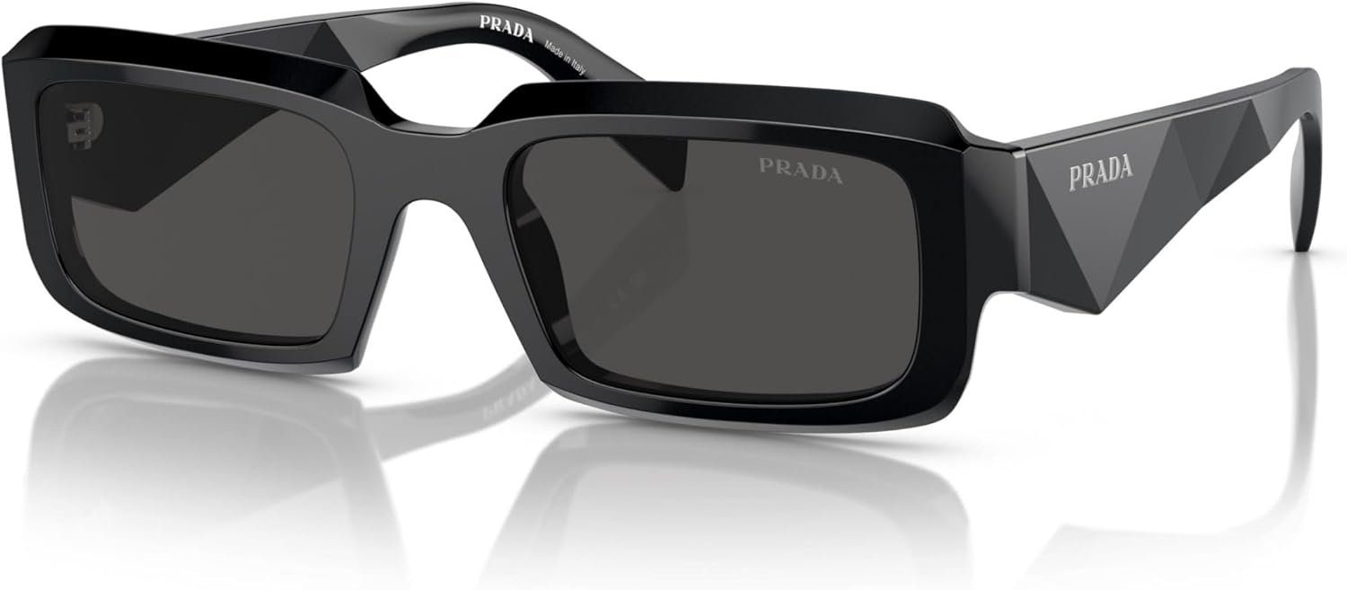 Prada PR 27ZS - 16K08Z Sunglasses BLACK w/DARK GREY 54mm