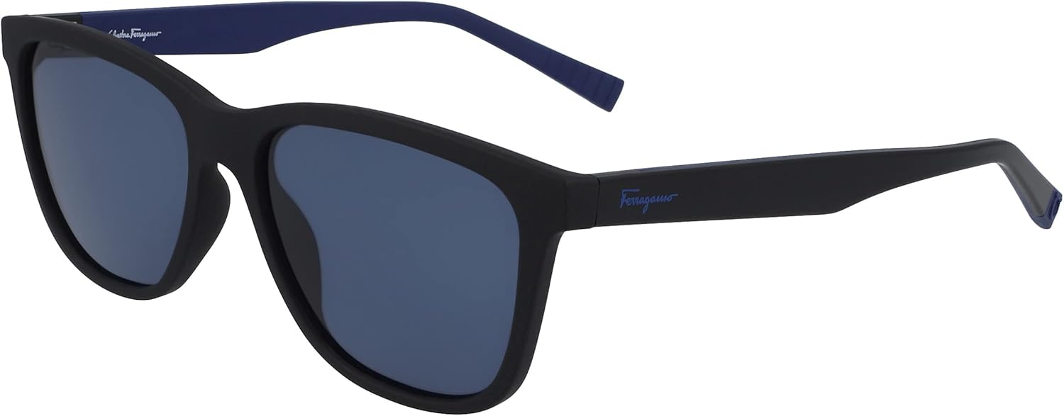 Ferragamo Men's 57Mm Sunglasses, Black