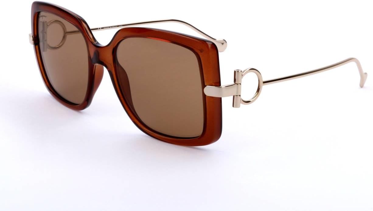 Salvatore Ferragamo SF913SL Brown/Solid Brown Mirror One Size