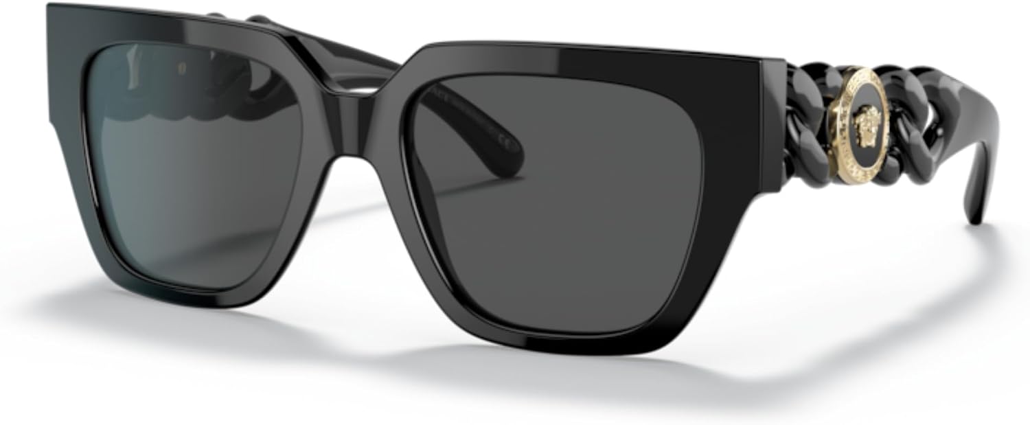 Versace VE4409F Square Sunglasses for Women +BUNDLE with ACCESSORY EYEWEAR KIT