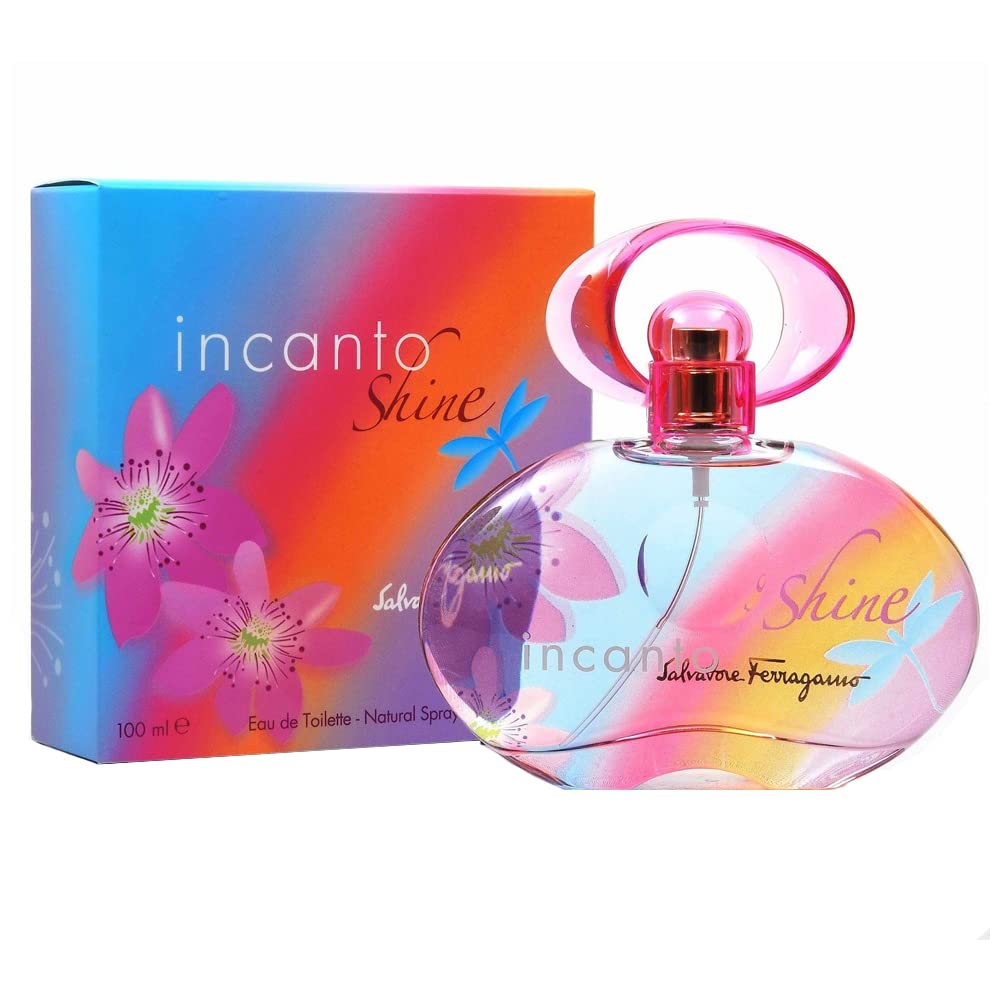 Salvatore Ferragamo Incanto Shine Eau De Toilette Spray 3oz/ 100 Ml for Women By 3fl Oz