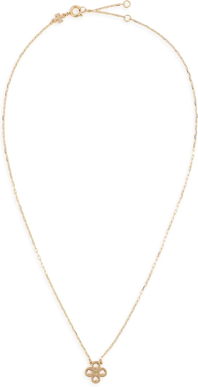 Tory Burch Women's Kira Clover Pendant Necklace
