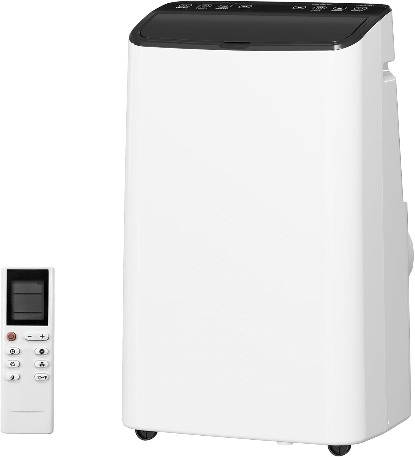 14000 BTU Portable Air Conditioners, 4 in 1 AC Unit Cools with Cool, Heat, Dry and Fan Modes, Dehumidifier & Fan, Quiet Operation, Remote Control, 24H Timer, for Home & Office Up to 750 Sq.Ft.