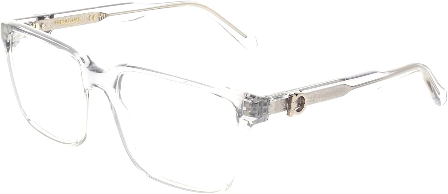 FERRAGAMO Eyeglasses SF 3028 E 020 Transparent Grey