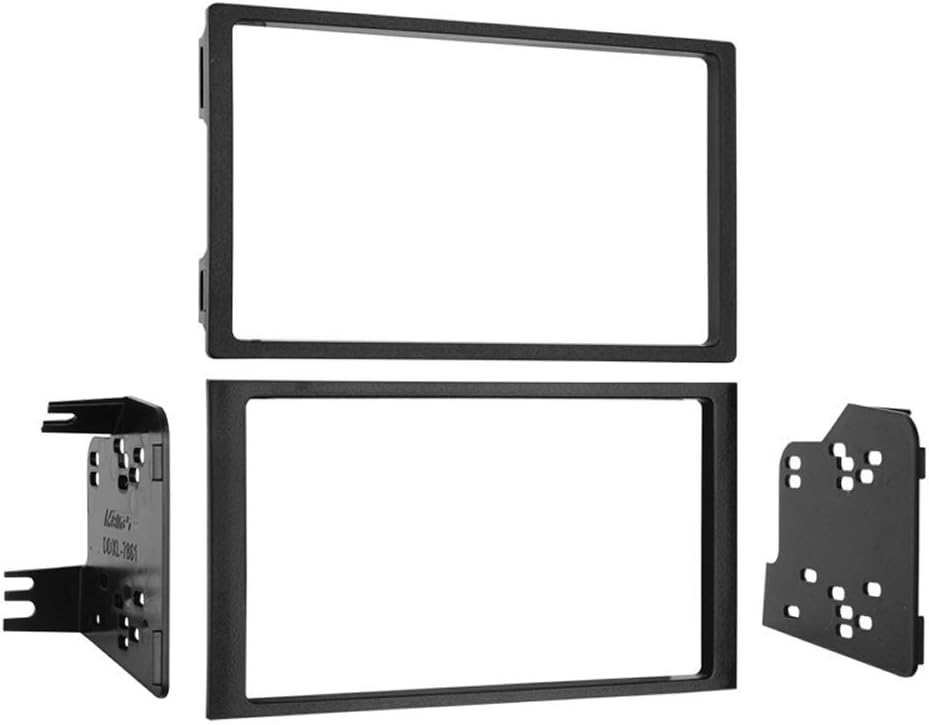 Metra Electronics 95-7861 Double DIN Installation Dash Kit for 2003-2008 Honda Pilot, Black
