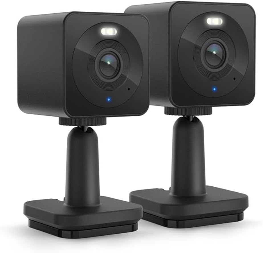 WYZE Cam OG 2-Pack Indoor/Outdoor Security Cameras with Color Night Vision