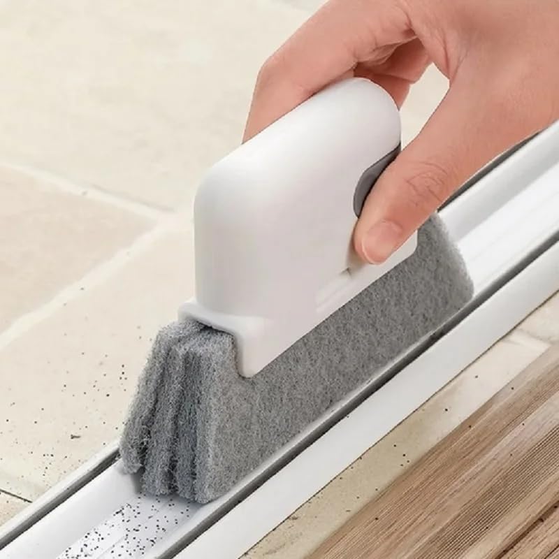 Advanced Window Track Cleaner & Brush – Removes Water Stains, Dirt, and Grime for Sparkling Homes & Kitchens