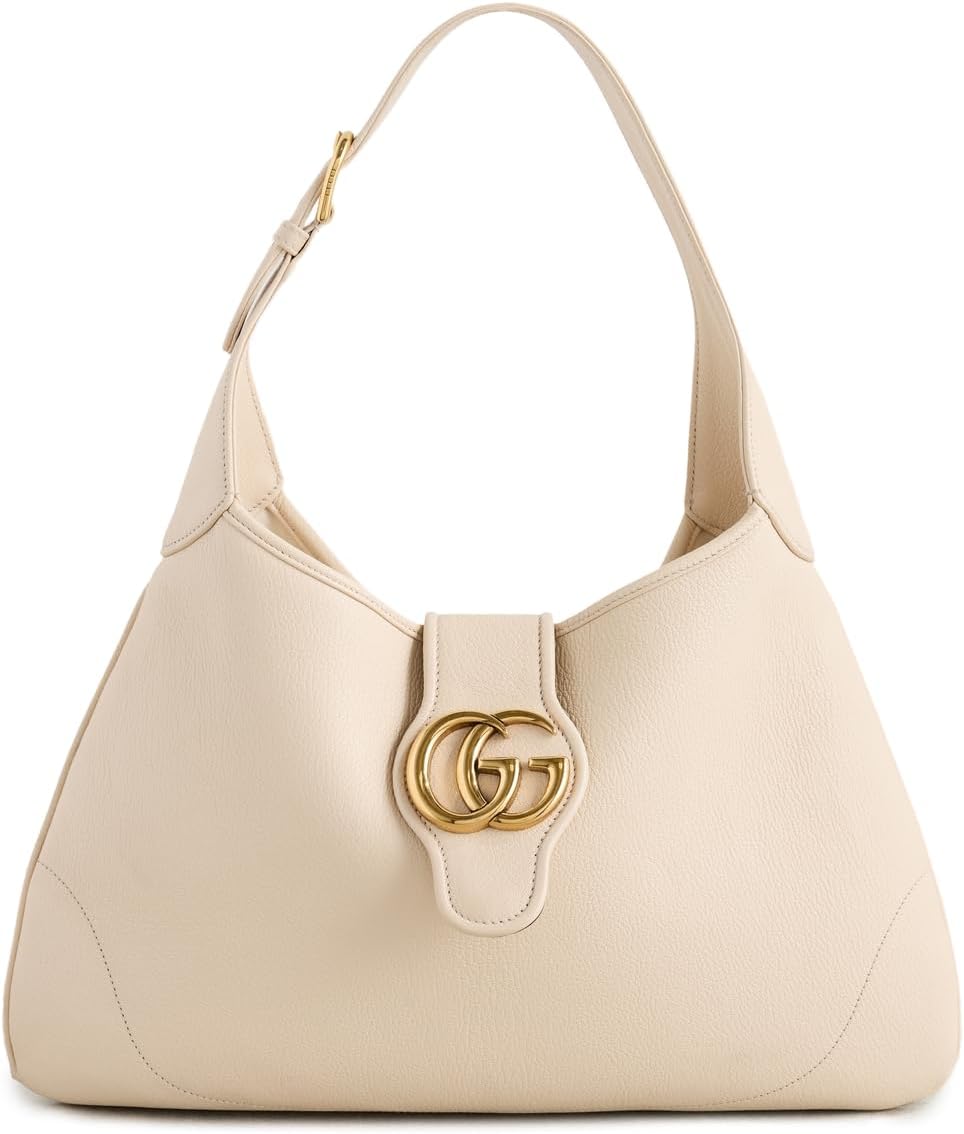 WHAT GOES AROUND COMES AROUND Women's Pre-Loved Gucci Beige Leather Aphrodite Shoulder Bag