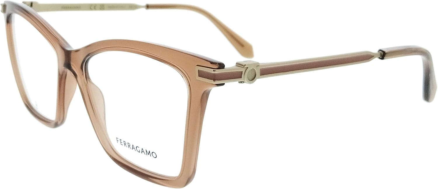 FERRAGAMO Eyeglasses SF 3024 232 Transparent Brown