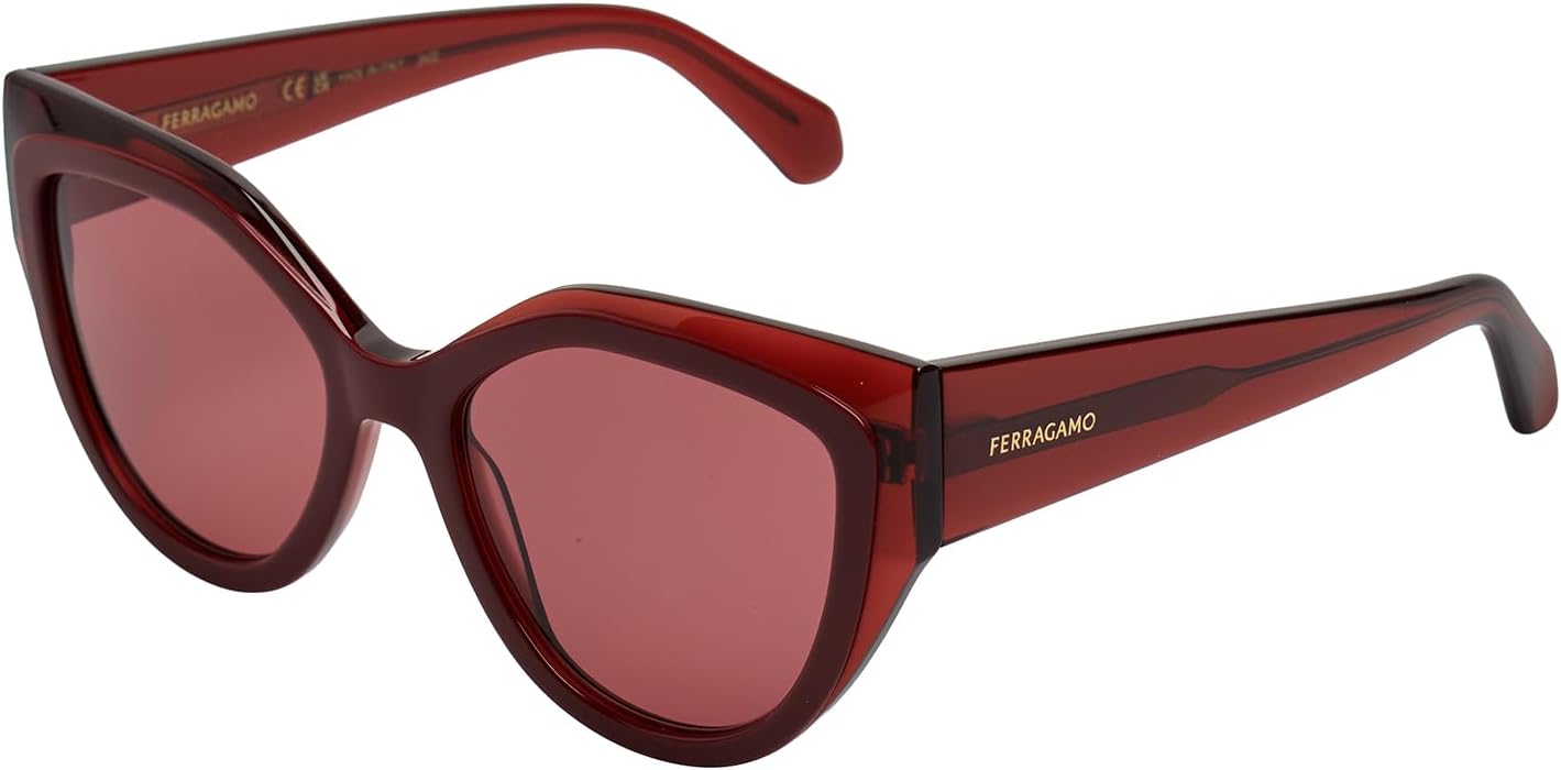 FERRAGAMO Sunglasses SF 2004 S 618 Transparent Burgundy/Burgundy