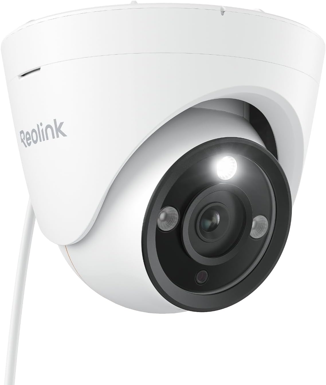 REOLINK RLC-1224A 12MP Dome Outdoor PoE Camera for Home Security | Human/Vehicle/Pet Detection, 700lm Color Night Vision, 2 Way Talk, Up to 512GB microSD Card, 24/7 Recording, No Monthly Fee