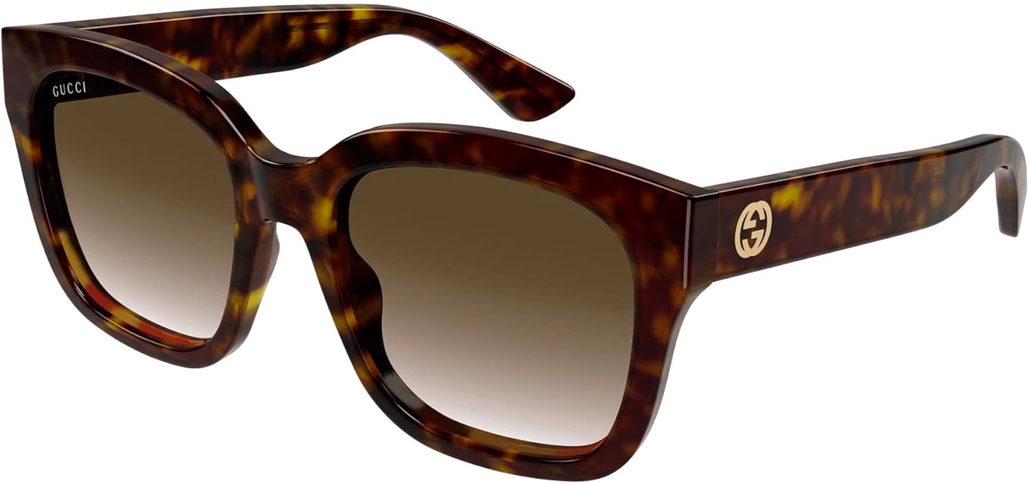 Gucci GG1338S Havana/Brown Shaded 54/19/140 women Sunglasses