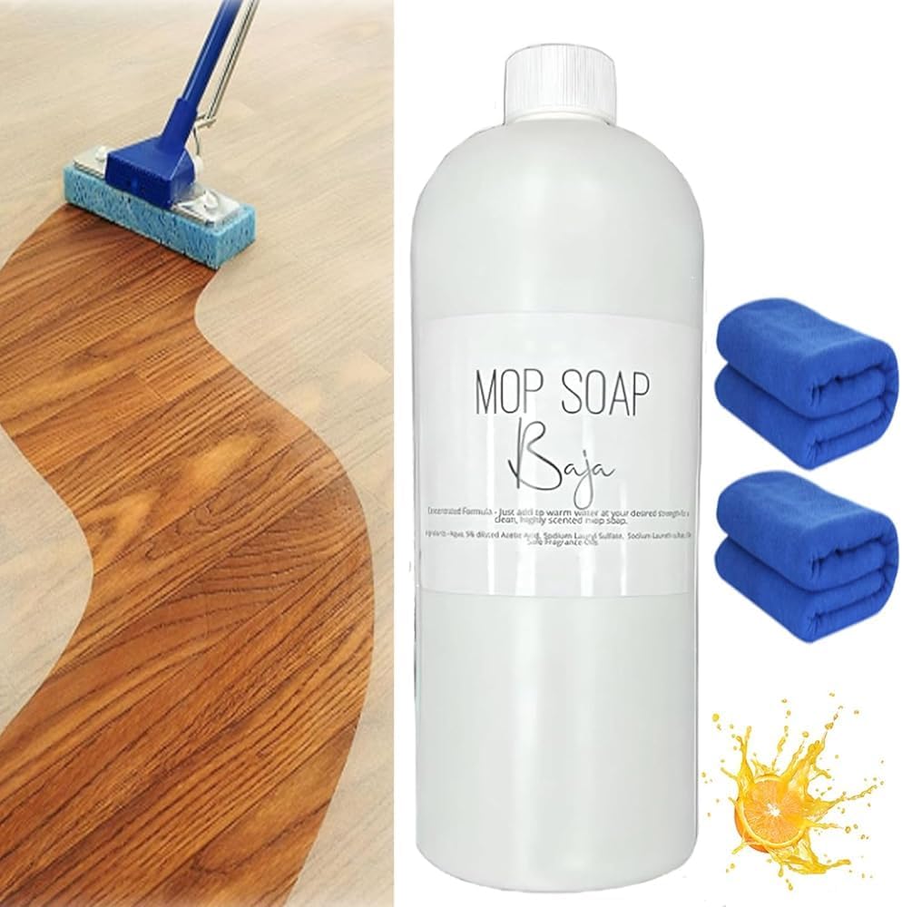 DOUNIU Mop Soap, 120ml Luxury Floor Cleaning Soap, Multi-Surface Deep Clean with Lasting Aroma for Household Daily Cleaning