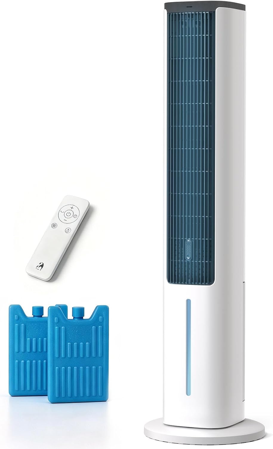 Antarctic Star Windowless Evaporative Air Cooler, Portable Air Conditioner | 15H Timer, 80° Oscillation, Fast Cooling, 4 Speeds & 3 Modes, Ice Packs and Aromatherapy Pad for Bedroom/Office