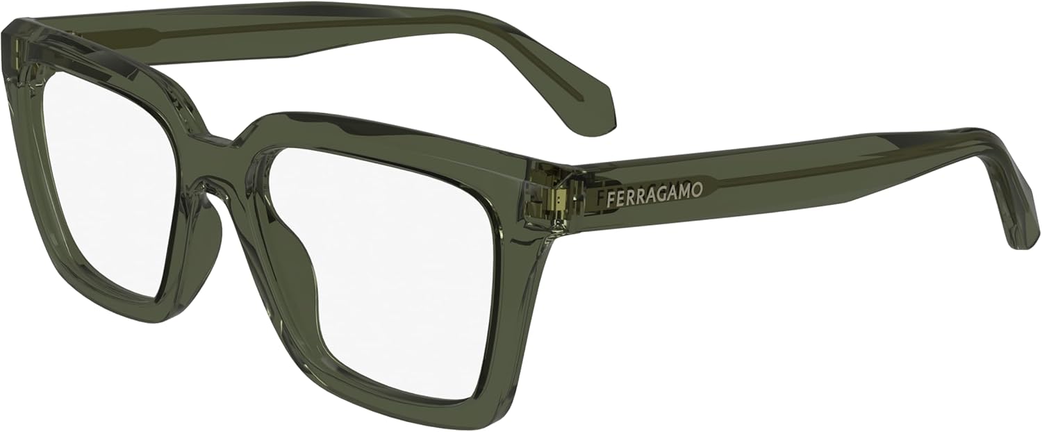 FERRAGAMO Eyeglasses SF 2985 320 Transparent Khaki