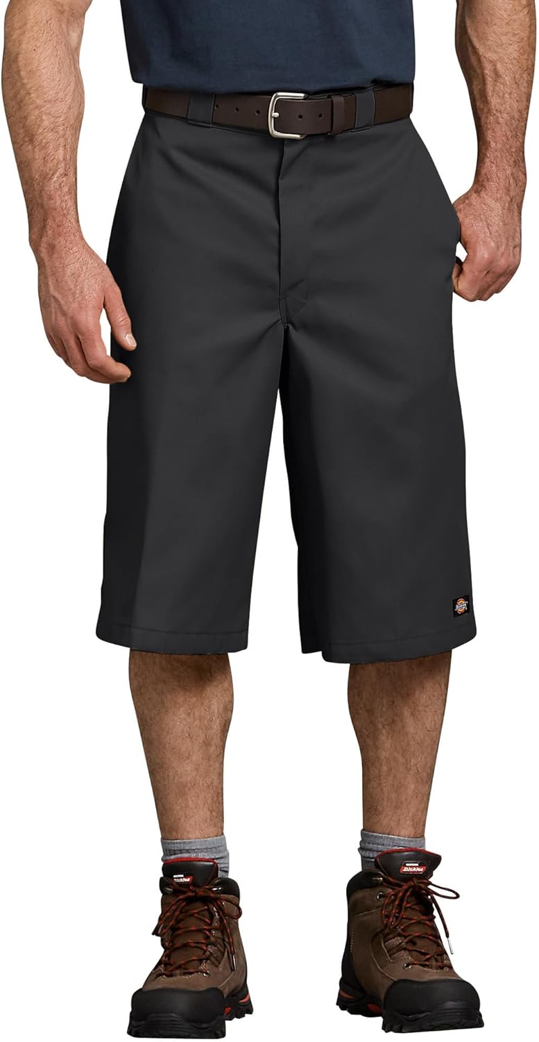 Dickies Men’s 15-Inch Relaxed Fit Work Shorts – Lightweight Uniform Shorts for Men with Multi-Use Pocket and Durable Fabric