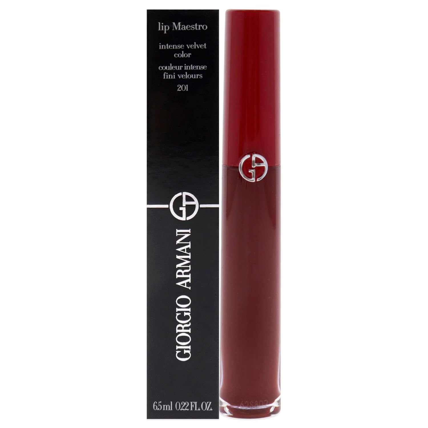 Lip Maestro Intense Velvet Color - 201 Dark Velvet by Giorgio Armani for Women - 0.22 oz Lipstick