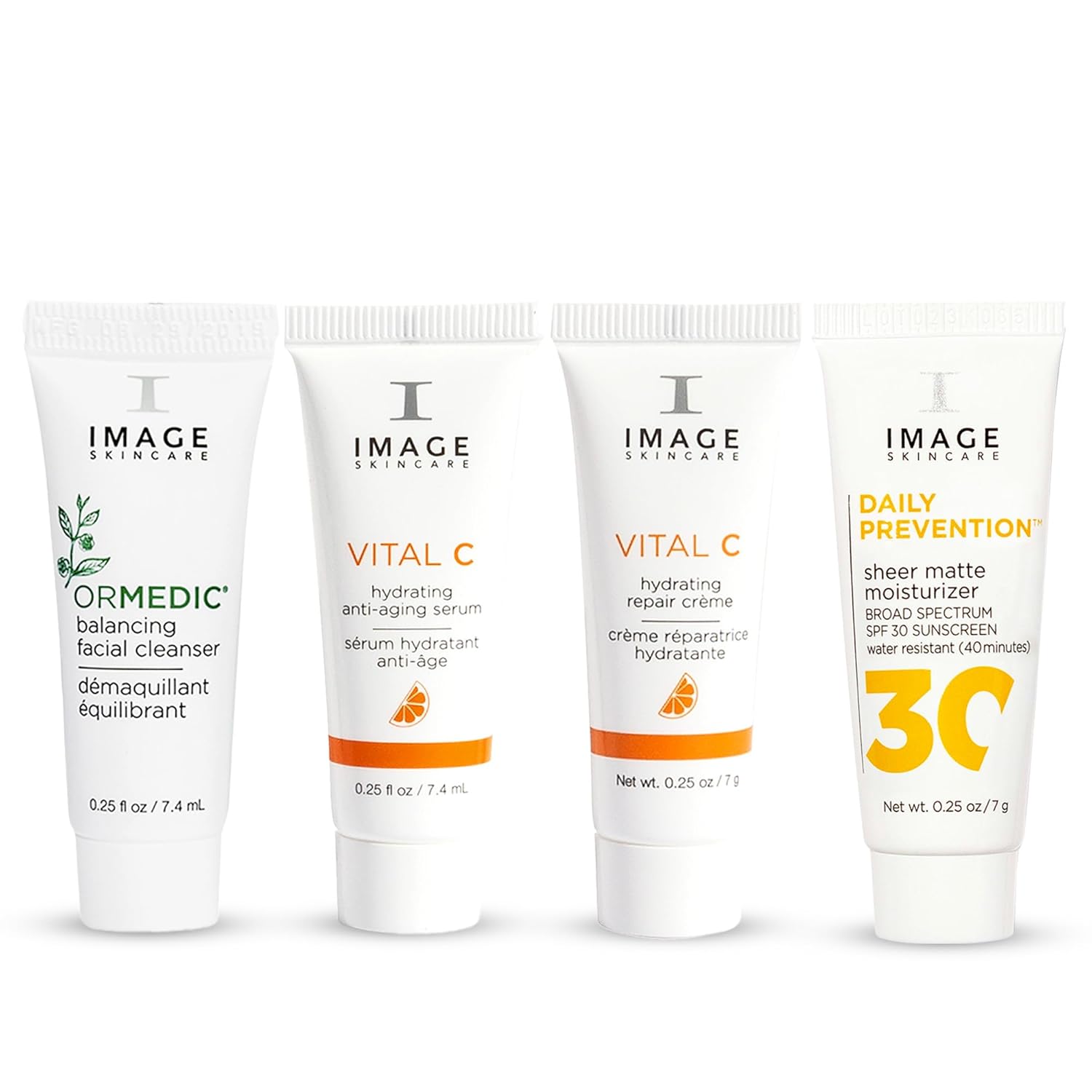 IMAGE Skincare, Five Star Favorites Introductory Skin Care 4 Step Regimen Set for Brighter, Healthier Looking Skin, Travel Size
