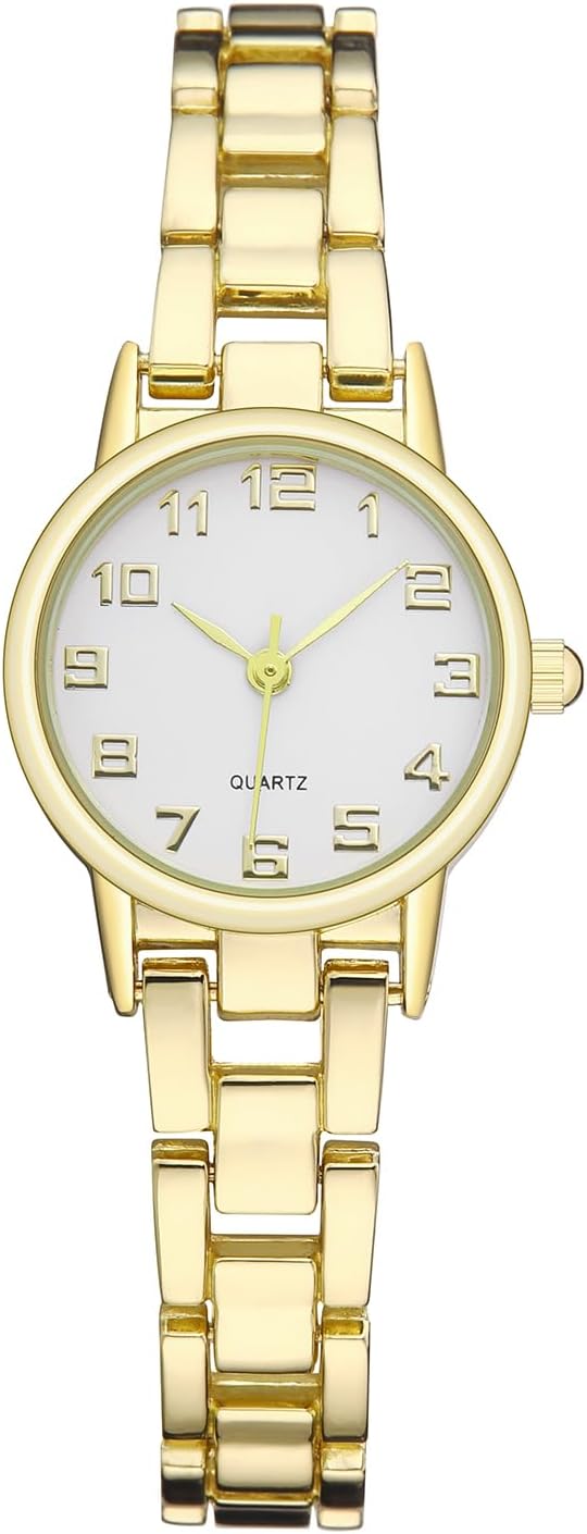 TWOPTION Womens Waterproof Wrist Watch,Women's Small Thin Analog Bracelet Quartz Watch Dainty Christmas Gifts