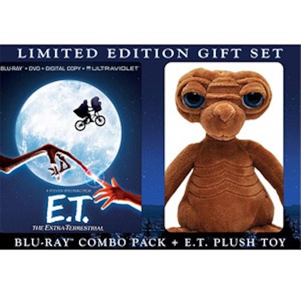 E.T. The Extra-Terrestrial Anniversary LIMITED EDITION Blu-ray + DVD + Digital Cop + Ultraviolet E.T. Plush Toy)