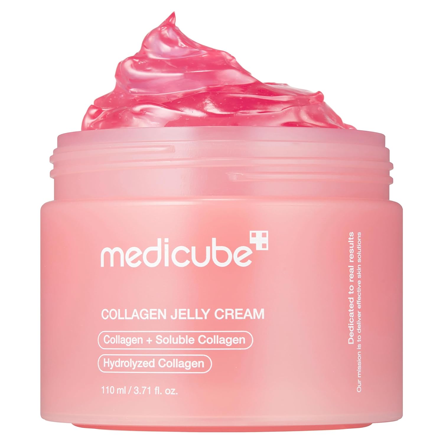 medicube Jelly Cream with Collagen & Niacinamide, 3.71 fl.oz | Freeze-Dried Hydrolyzed Collagen for Skin Barrier Hydration & 24H Glow - Plumper, Firmer looking skin, 3.71 fl.oz